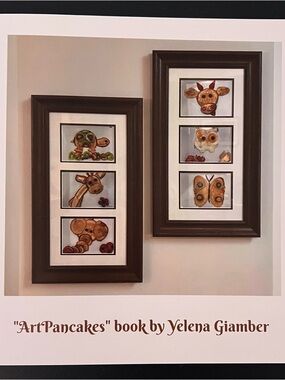 “ArtPancakes” colorful book for children and parents. Size: 8" x 8"